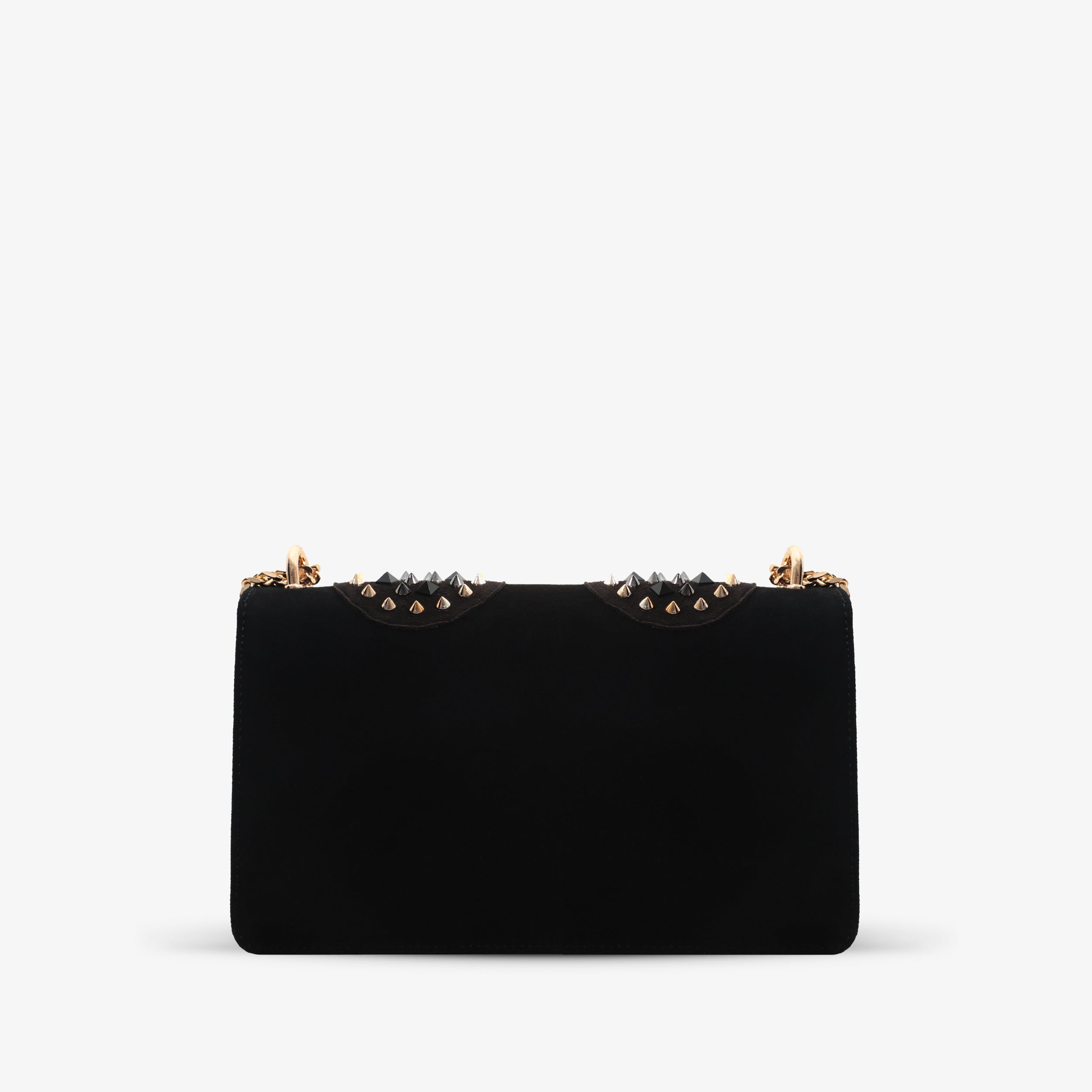 The Infanta Black Spike Leather Handbag