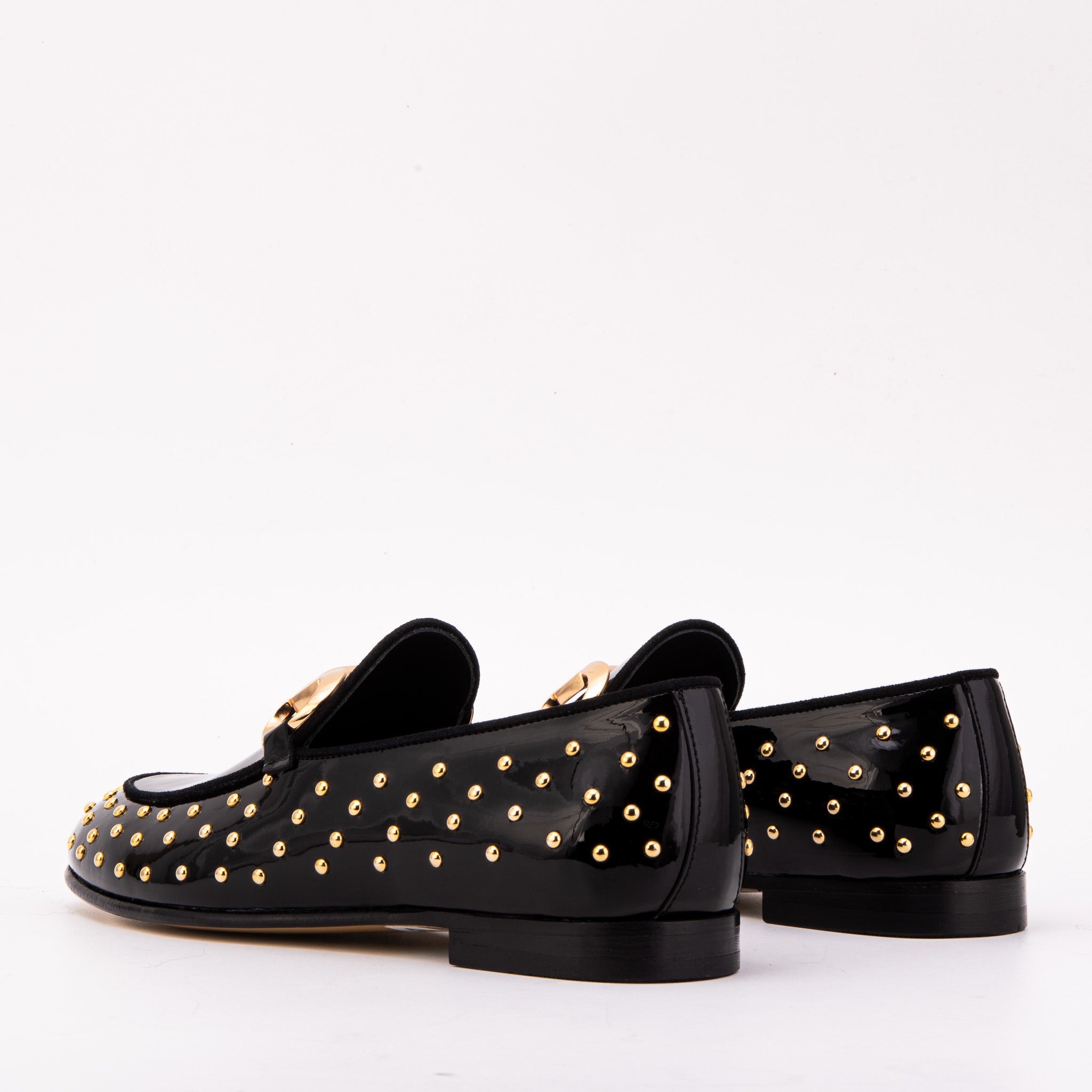 The Jupiter  Shoe Black Spike Leather  Bit Dress Loafer Limited Edition Women  Shoe