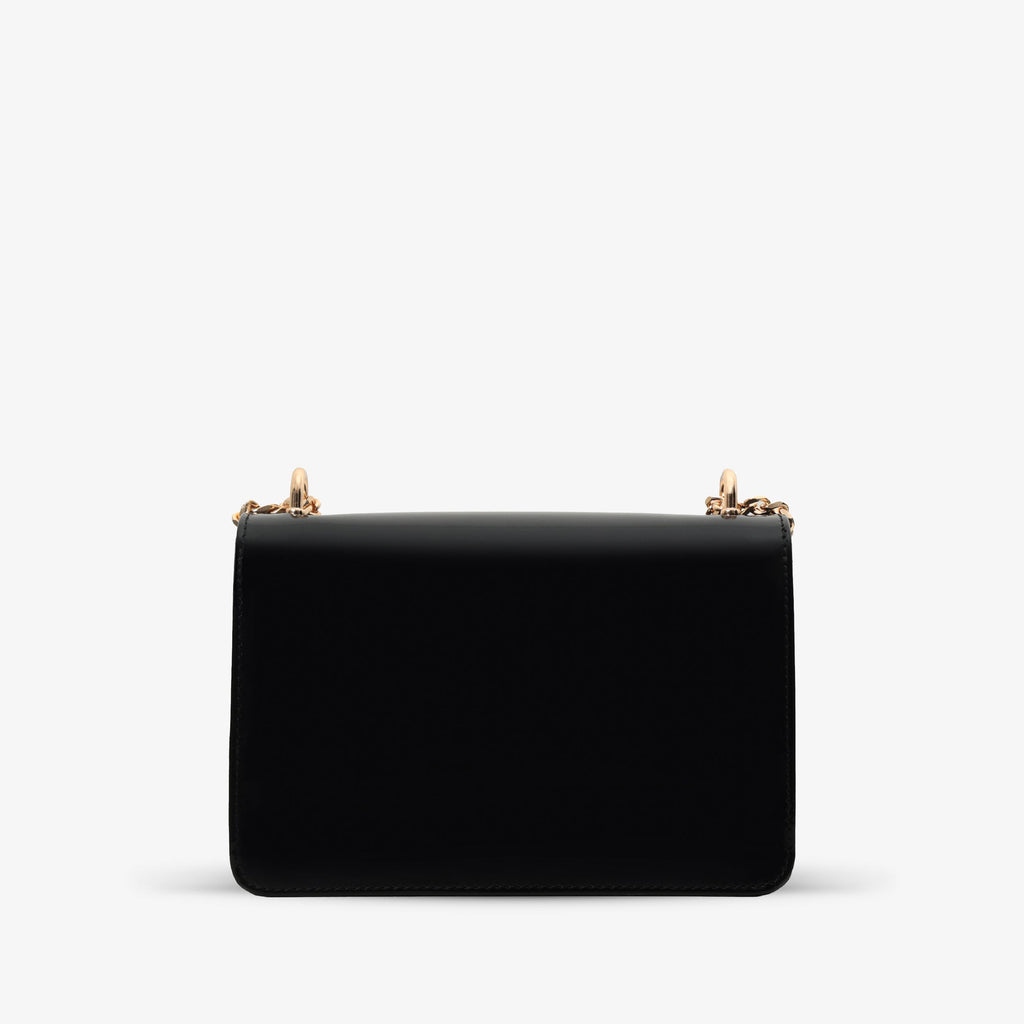 The Ferrara Black Patent Leather Handbag