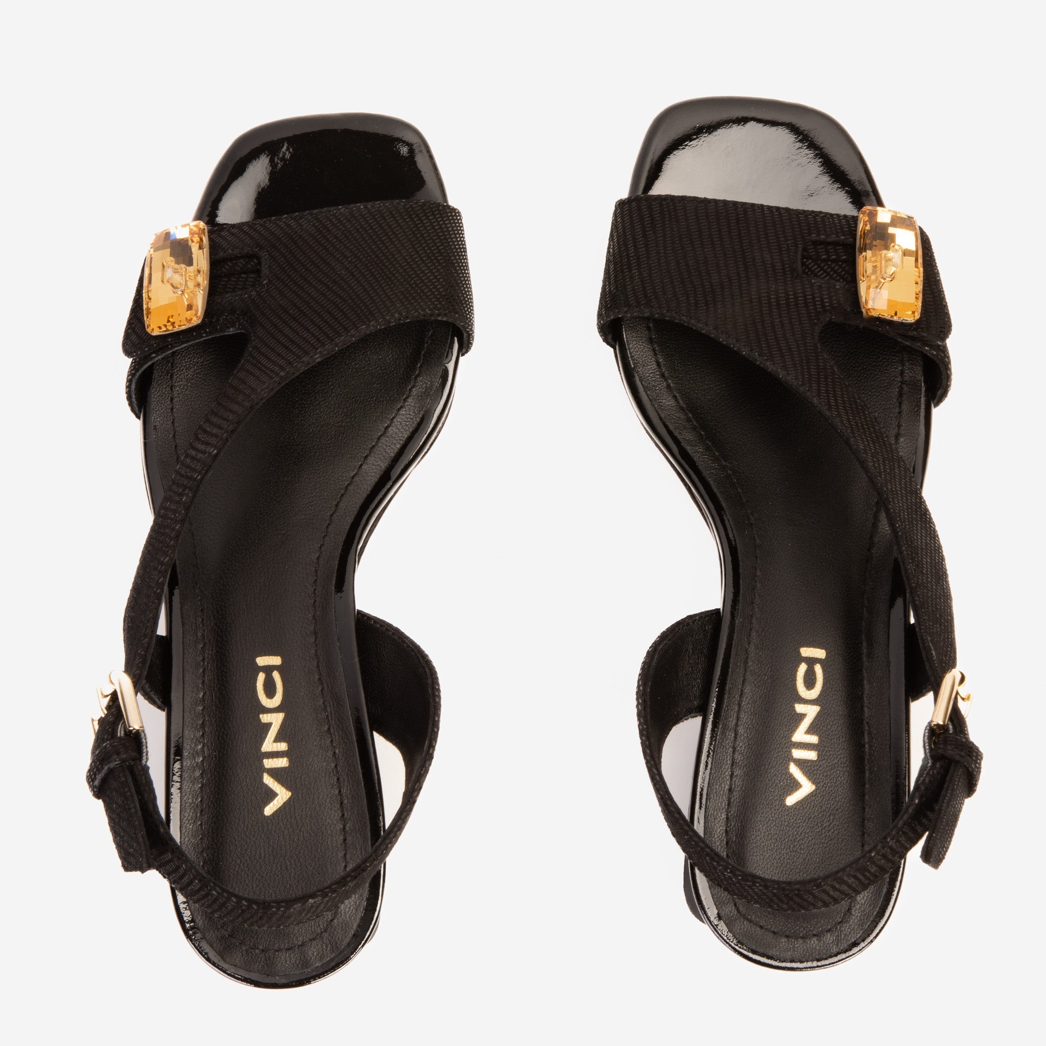 The Iconic Black Leather Women Sandal