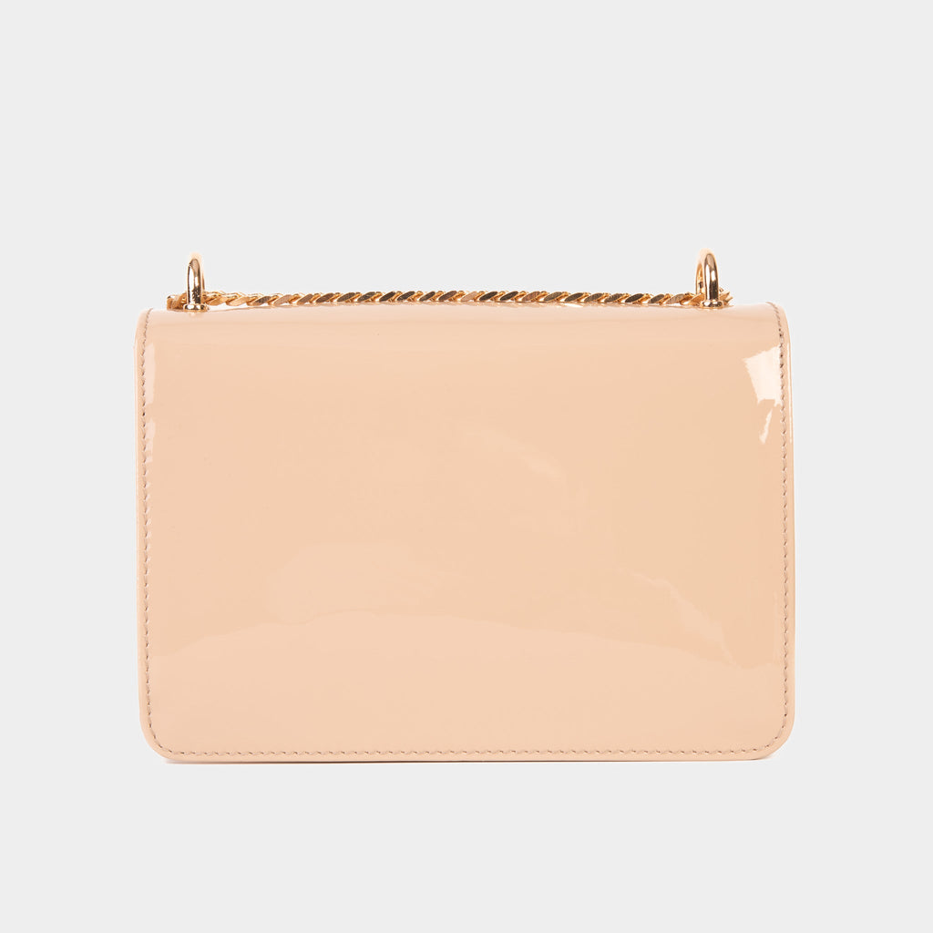 The Ferrara Cream Patent Leather Handbag