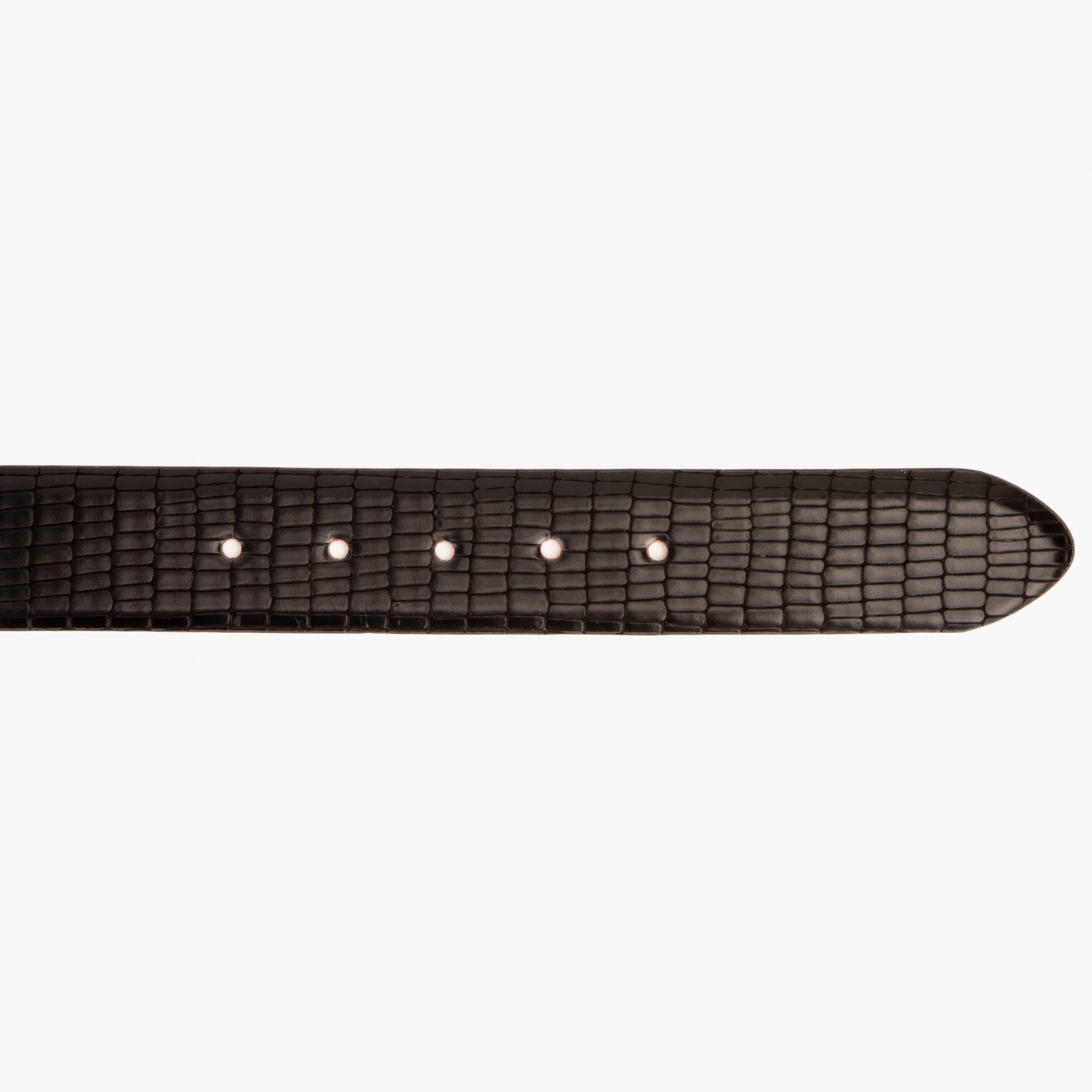 The Empire Black Leather Belt