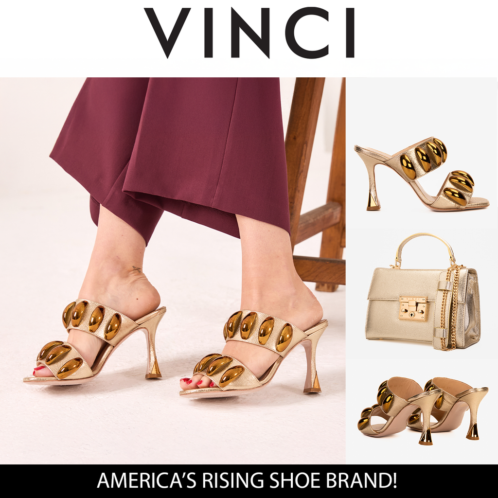 The Eclipse Gold Leather Women Sandal